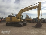 Side of used Excavator